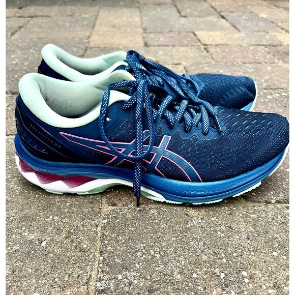 Asics Shoes - Asics Gel Kayano blue running athletic shoes size 8.5